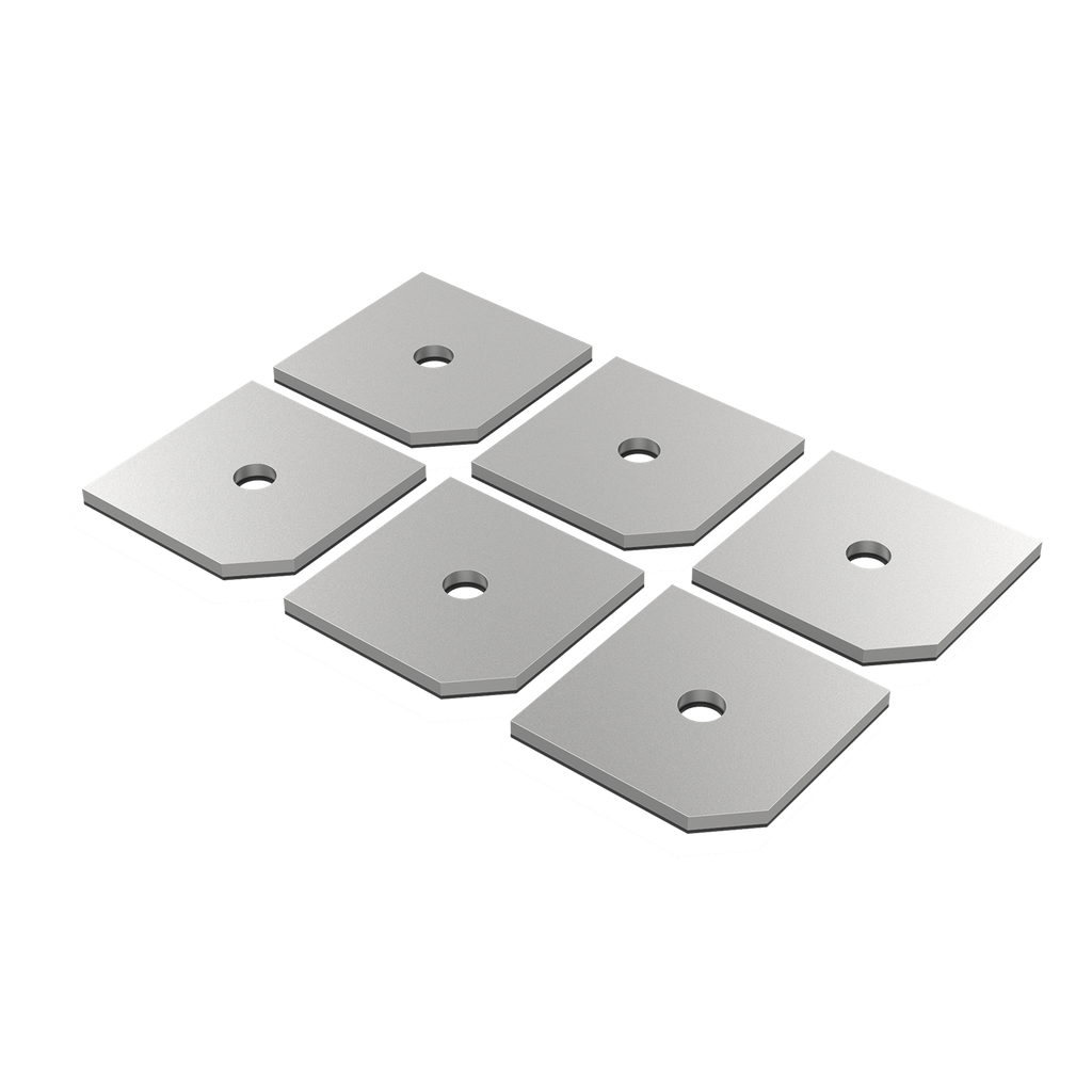 Product image for Hoffman ASMP34SS Seismic Mounting Plate Kits, 3/4 inch