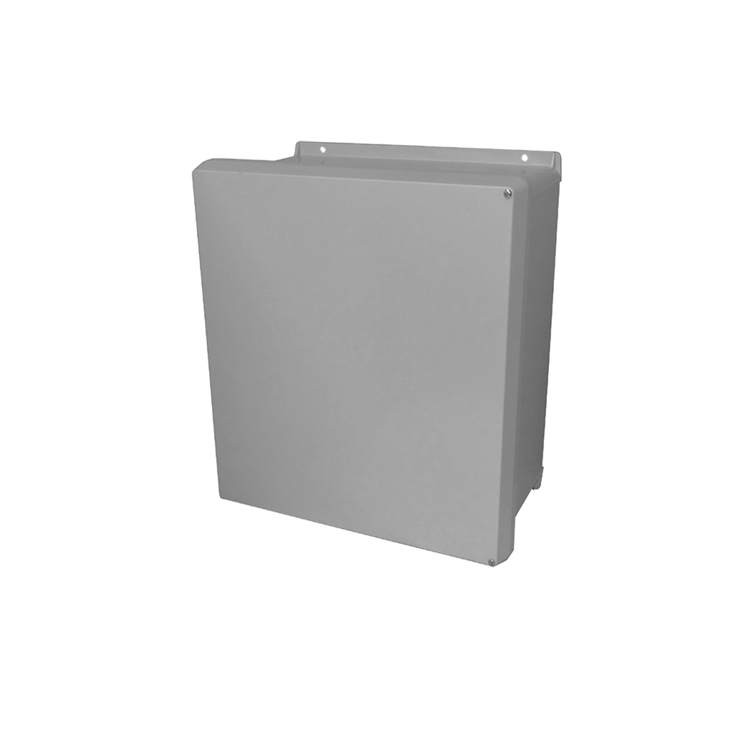 Product image for Hoffman VJ1614HWWHITE VJ Flat Opaque Cover Type 4X, 17.32x15.32x6.6, Wht, FRP, HW
