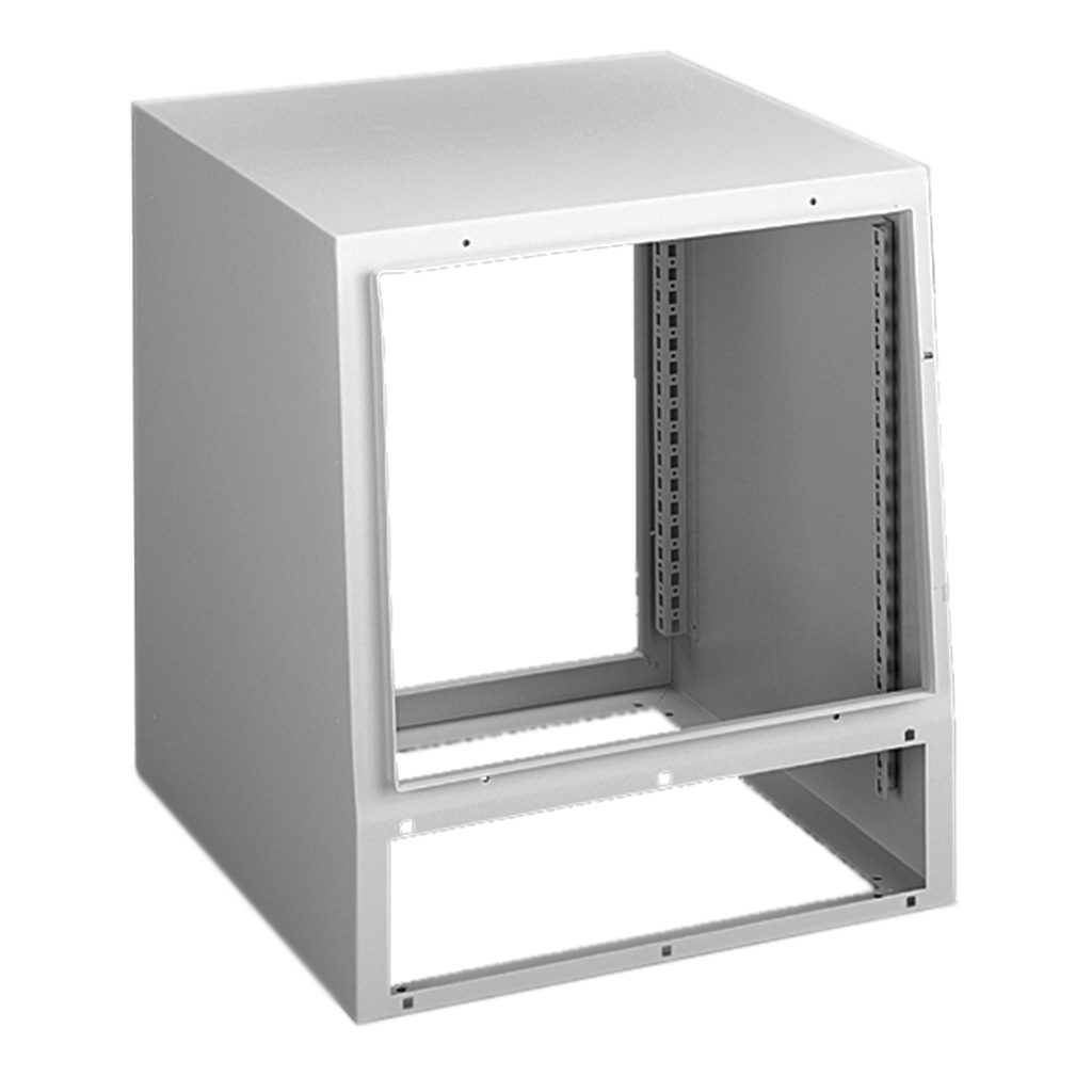 Hoffman PST7A86 Sloped Front with Accessory Opening, 700x 800x 600mm, Lt Gray, Steel Product image for Hoffman PST7A86 Sloped Front with Accessory Opening, 700x 800x 600mm, Lt Gray, Steel