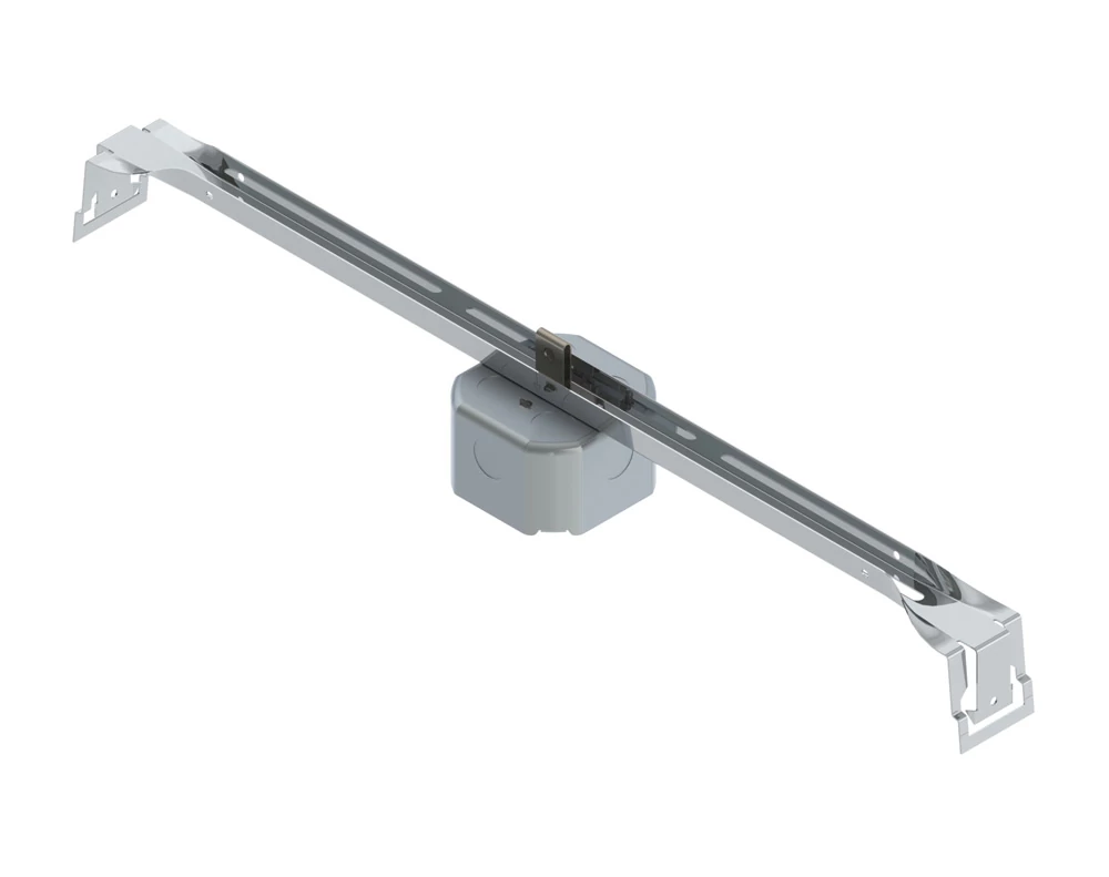 Product image for Caddy 5HCD HD T-Grid Box Hanger Assembly, Octagonal Box 2-1/8 Deep, (5) 1/2", (4) 3/4" KO's