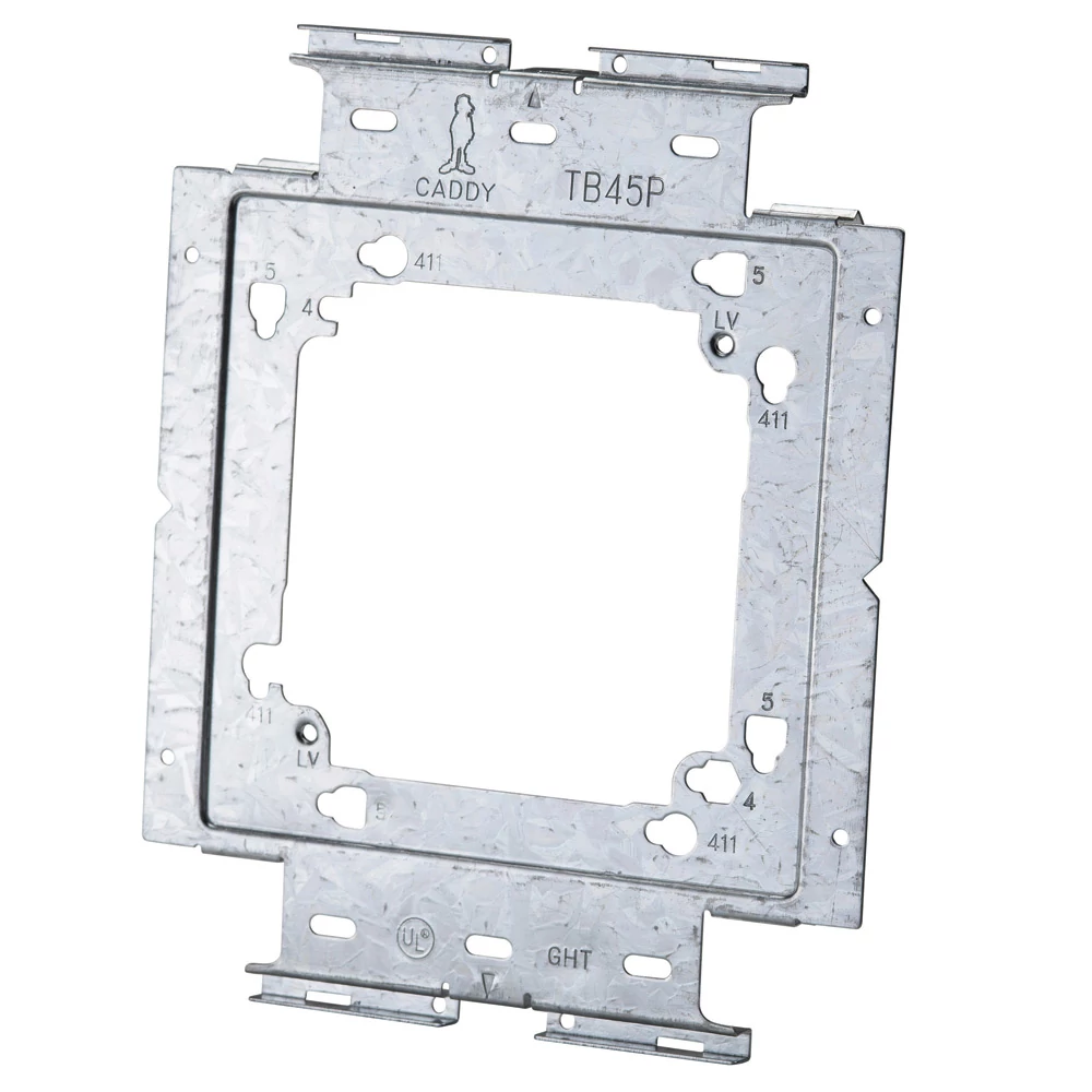 Product image for Caddy TB45P Box Mounting Plate, 4", 4-11/16", 5" Box