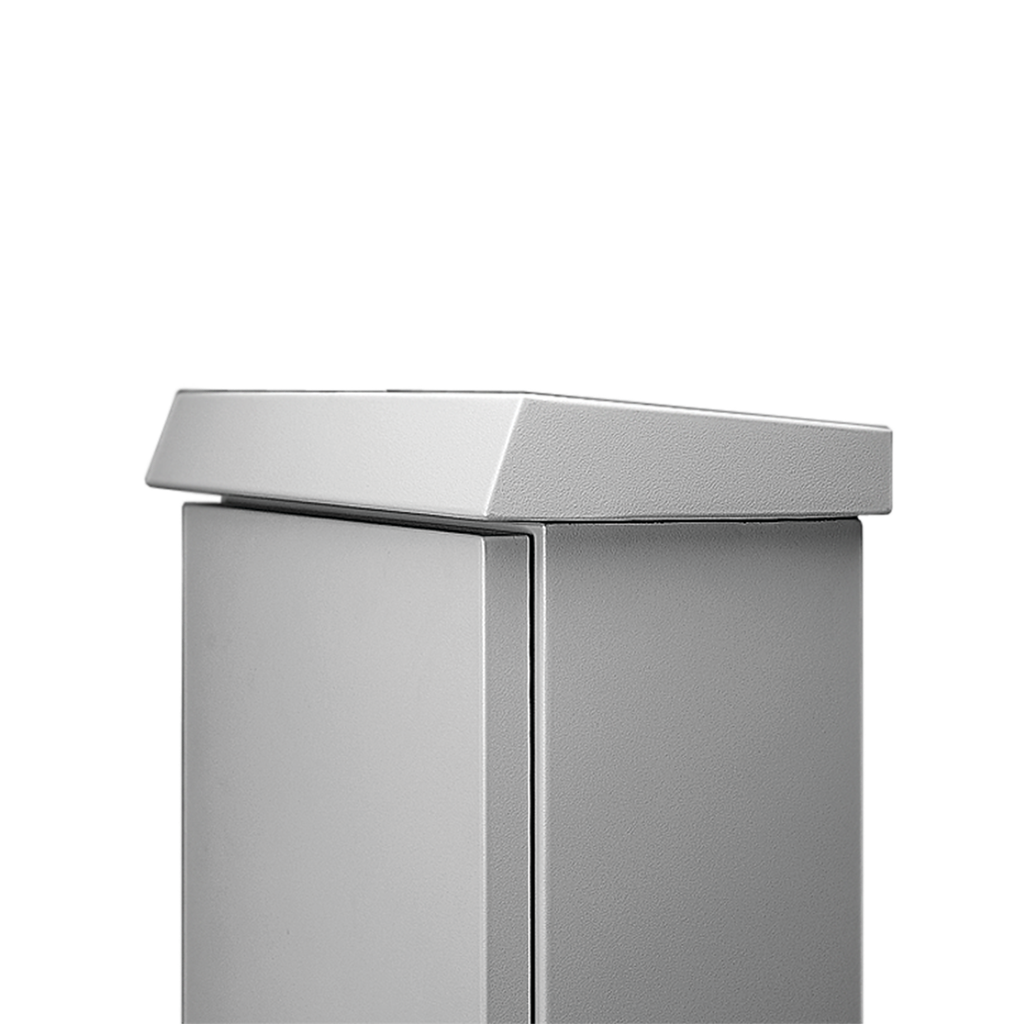 Product image for Hoffman ESSH6020 Solar Shield Top, fits 600x 200mm, Gray, Aluminum