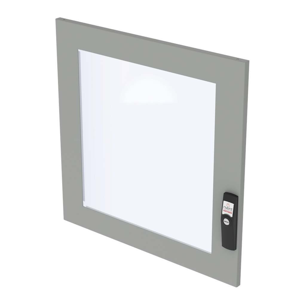 Hoffman PDWTL86PC Window Doors for Upper Front, fits 1600x 600mm PC, Lt Gray, Steel Product image for Hoffman PDWTL86PC Window Doors for Upper Front, fits 1600x 600mm PC, Lt Gray, Steel