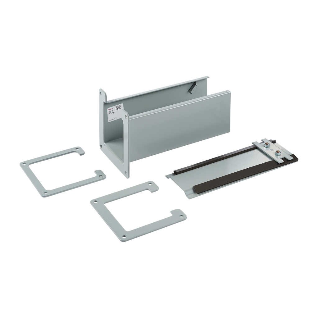 Product image for Hoffman F88LA Telescope Fitting, Lay-In, 8" x 8", Gray, Steel