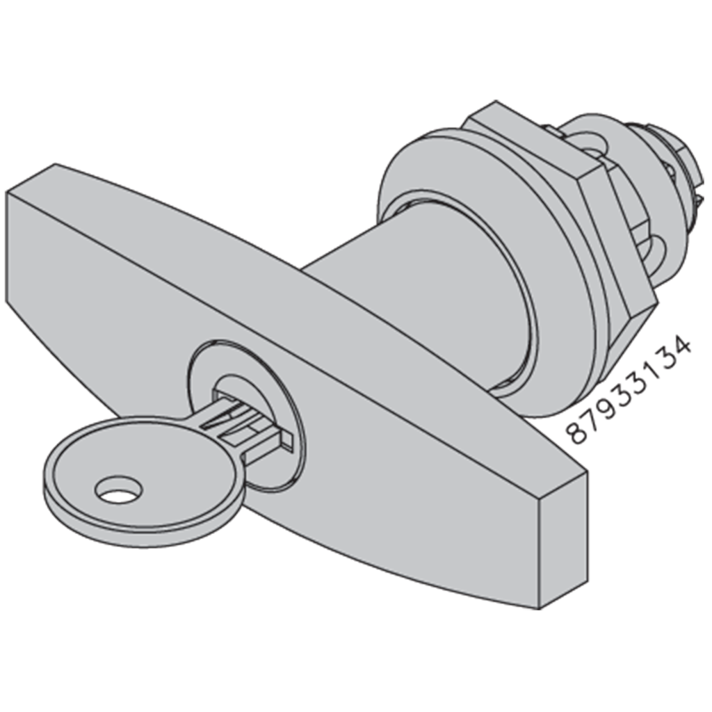 Product image for Hoffman ALTC3R Locking T Handle, Steel