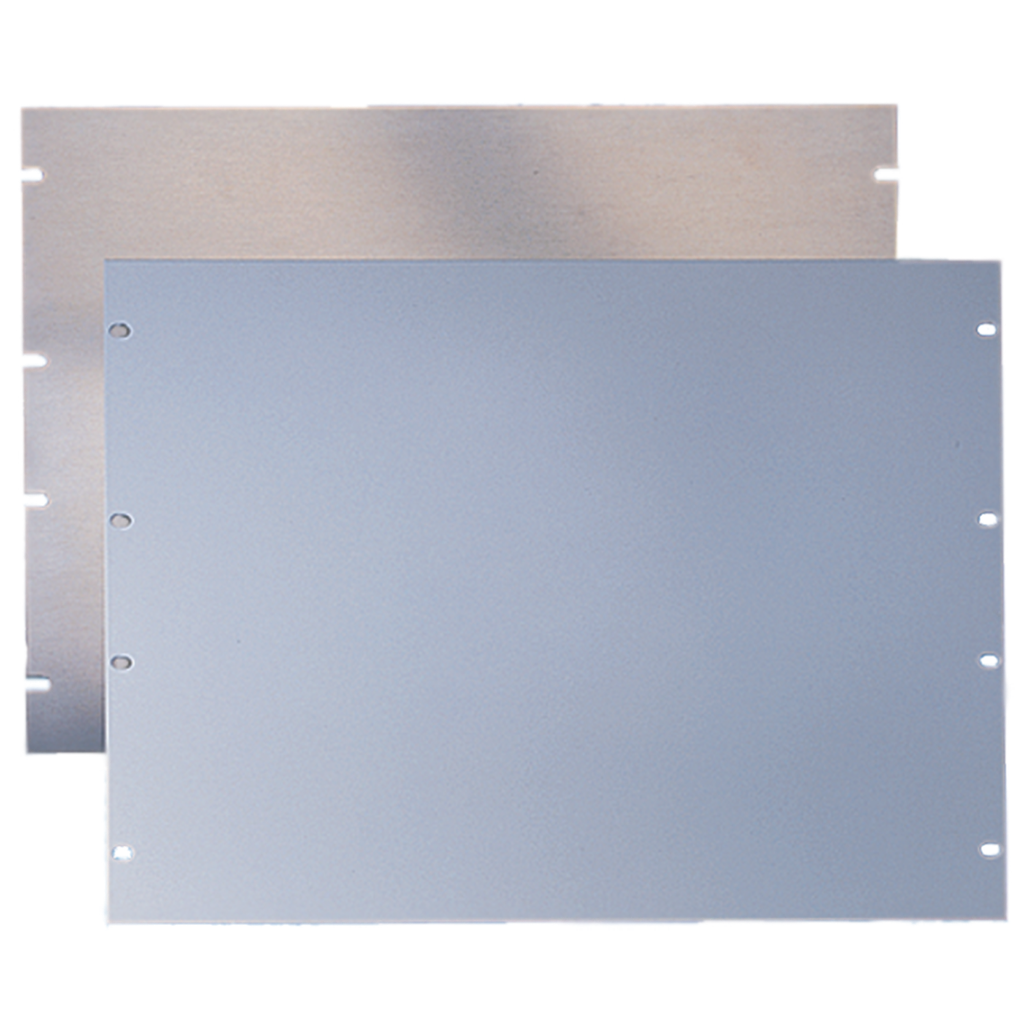 Hoffman P24RP8UP Rack Panels, 8Ux 24", Lt Gray, Steel Product image for Hoffman P24RP8UP Rack Panels, 8Ux 24", Lt Gray, Steel