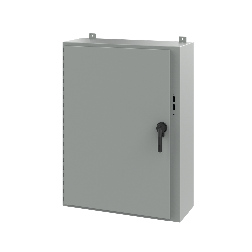 Hoffman A42SA3212LPPL Preferred Cutout, Disconnect Enclosure, Type 12, 42" x 31.38" x 12", Steel Product image for Hoffman A42SA3212LPPL Preferred Cutout, Disconnect Enclosure, Type 12, 42" x 31.38" x 12", Steel