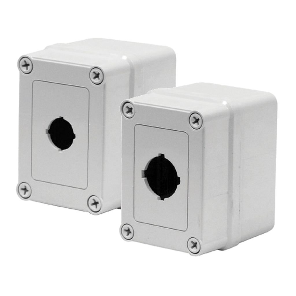 Hoffman VM775-PBM6 VM Pushbutton Flat Opaque Screw Cover Type 4X, 7.00x7.00x5.02, Lt Gray, Polyester, PBM6 Product image for Hoffman VM775-PBM6 VM Pushbutton Flat Opaque Screw Cover Type 4X, 7.00x7.00x5.02, Lt Gray, Polyester, PBM6