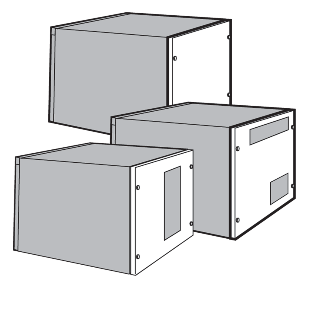 Hoffman PCS56R Rear Cover for ProLine Sloped-Front HMI, fits 500x600mm, Lt Gray, Steel Product image for Hoffman PCS56R Rear Cover for ProLine Sloped-Front HMI, fits 500x600mm, Lt Gray, Steel