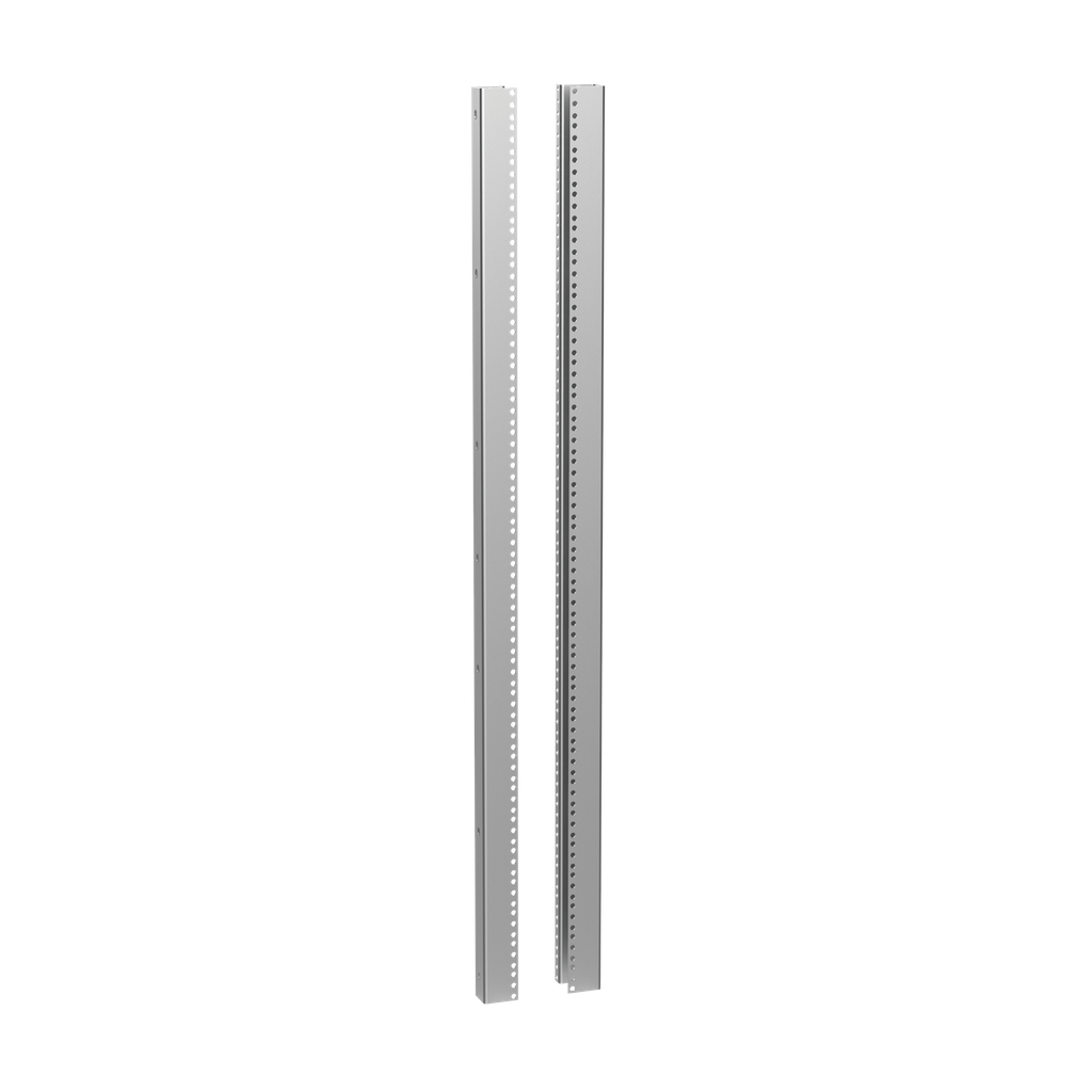 Hoffman A60RA19TH Rack Mounting Angles - U Style (Type RA), fits 60.06" x 24.06", Steel Product image for Hoffman A60RA19TH Rack Mounting Angles - U Style (Type RA), fits 60.06" x 24.06", Steel