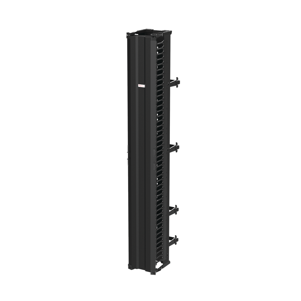 Product image for Hoffman DV10D7 CABLETEK Vertical Cable Manager, 10" x 84", Black, Composite