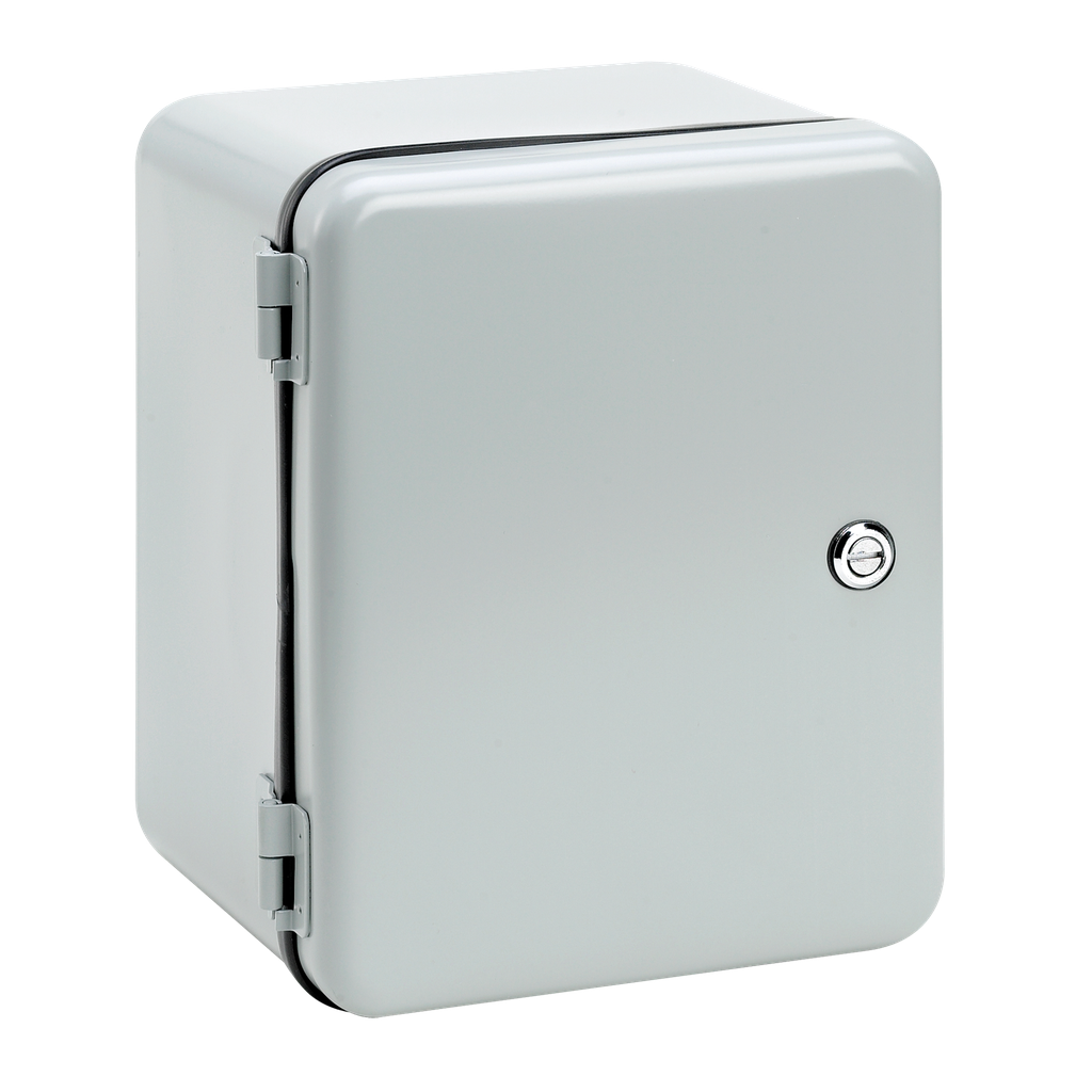 Hoffman D666IS Removable Hinge With Quarter-Turn Latch, Contoured, Type 12, 6" x 6" x 6", Gray, Steel Product image for Hoffman D666IS Removable Hinge With Quarter-Turn Latch, Contoured, Type 12, 6" x 6" x 6", Gray, Steel