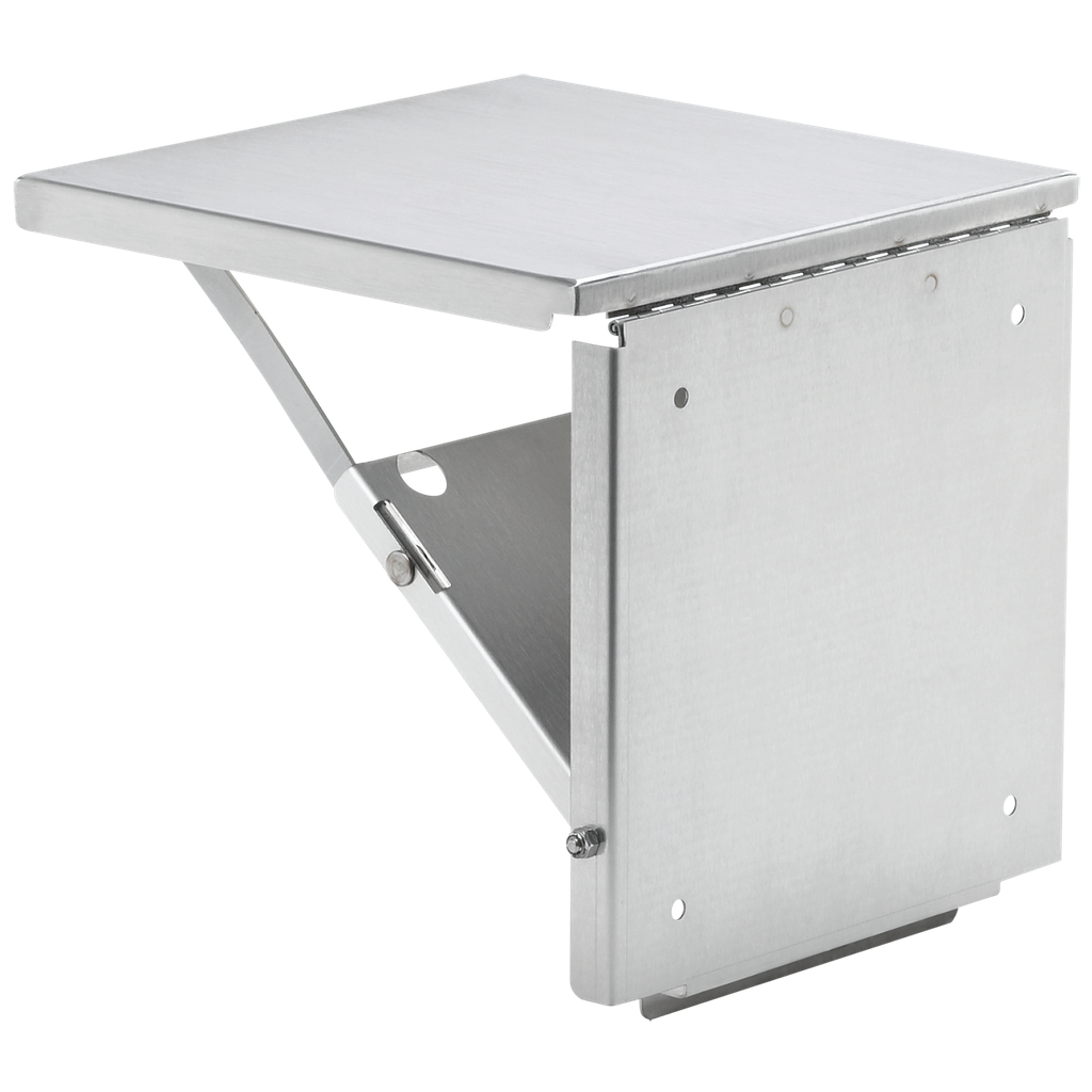 Hoffman ACSHELF1818SS Stainless Steel Folding Shelf, 18" x 18" x 1", SS Type 304 Product image for Hoffman ACSHELF1818SS Stainless Steel Folding Shelf, 18" x 18" x 1", SS Type 304