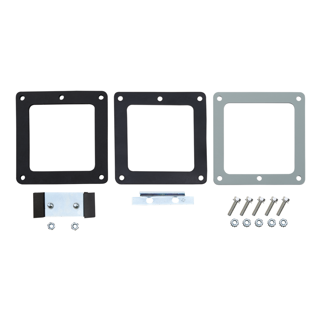 Product image for Hoffman F66LB Box Connector, 6" x 6", Gray, Steel