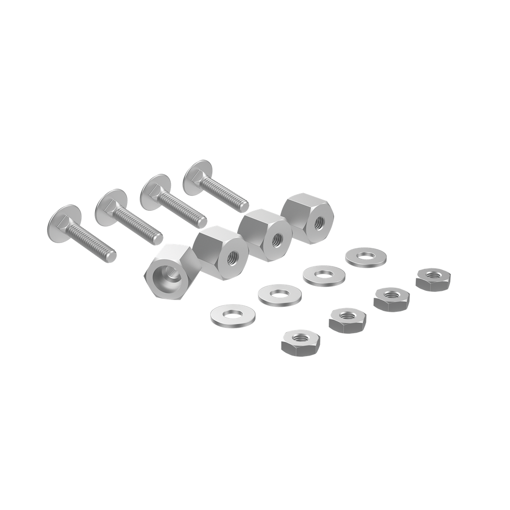 Product image for Hoffman APMK3RL014 Panel Mounting Kit, fits 14 ga., Steel