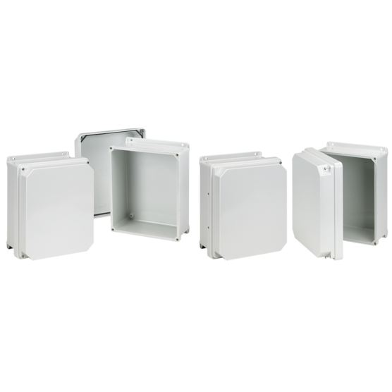 Product image for Hoffman RHJ1008HWLG Raised Cover with Screws, Type 4X, 9.70x 7.71x 5.91, Fiberglass