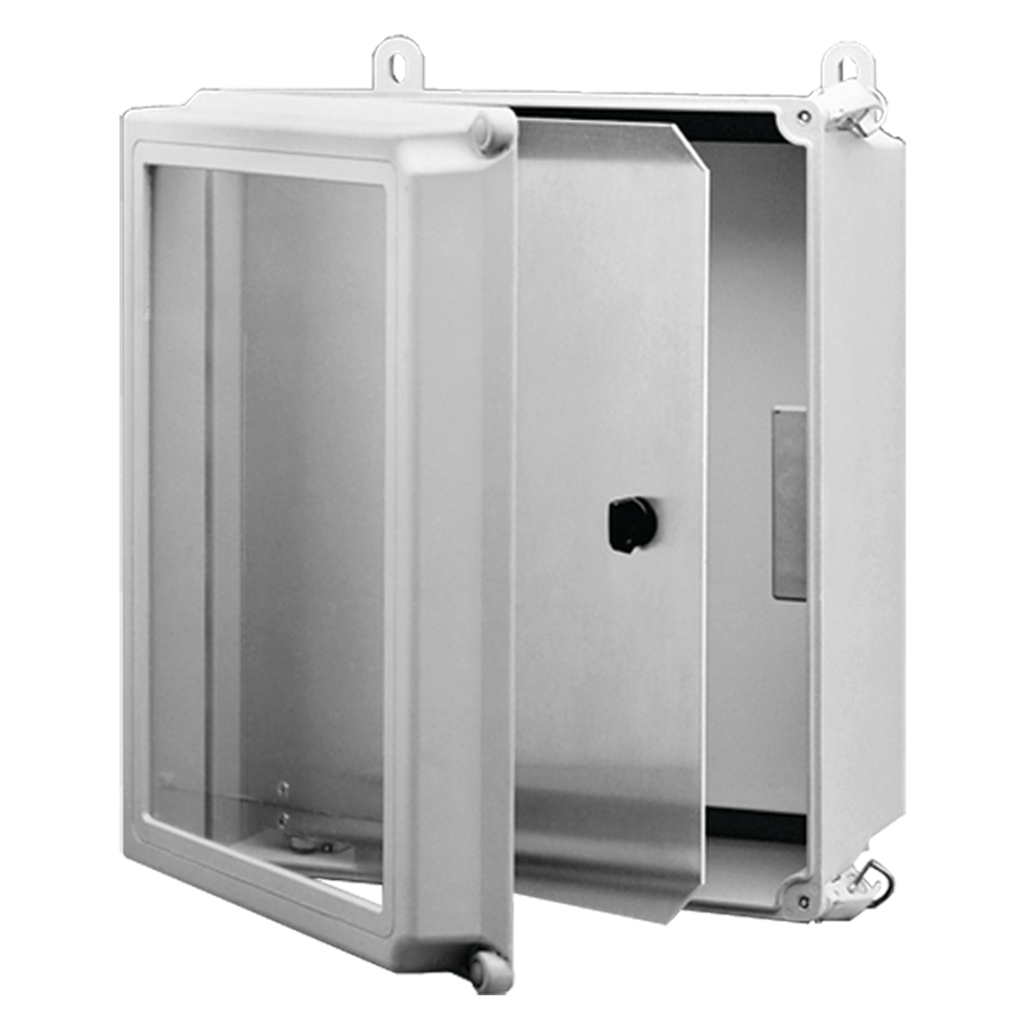 Hoffman A8SPK6C Swing-Out Panel Kit, fits 8" x 6", Aluminum Product image for Hoffman A8SPK6C Swing-Out Panel Kit, fits 8" x 6", Aluminum