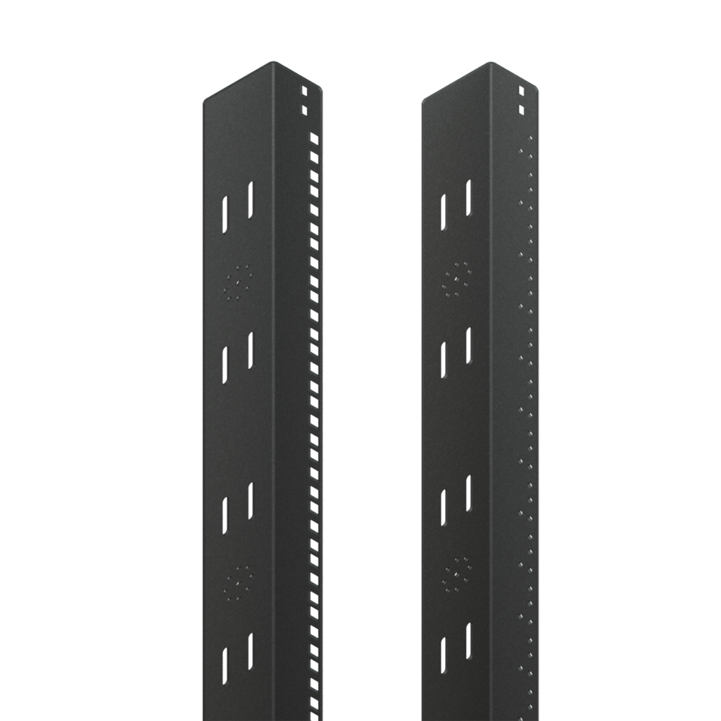 Product image for Hoffman PRA1918TPL1 19-in. and 23-in. Rack Angles, fits 1800mm, Black, Steel