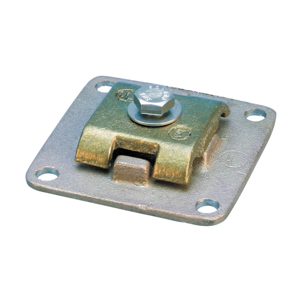 Product image for Erico LPC532L Bonding Plate, Brass, Tinned