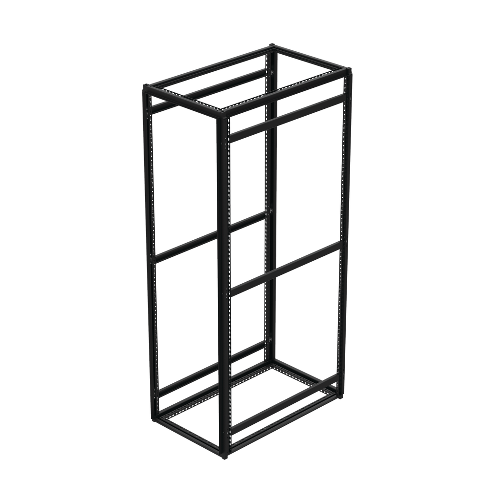 Product image for Hoffman PFD20610B ProLine V/D and Server Cabinet Frame, 2000x600x1000mm, Black, Steel