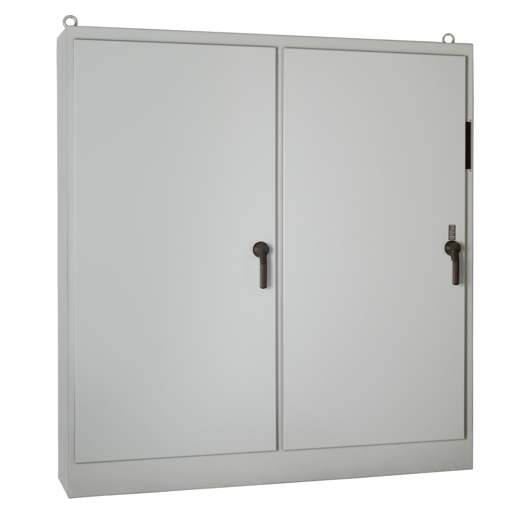 Hoffman A72XM7824FTC Heavy-Duty Free-Stand Disconnect Enclosure, Type 12, 72.12" x 78.5" x 24.12", Steel Product image for Hoffman A72XM7824FTC Heavy-Duty Free-Stand Disconnect Enclosure, Type 12, 72.12" x 78.5" x 24.12", Steel