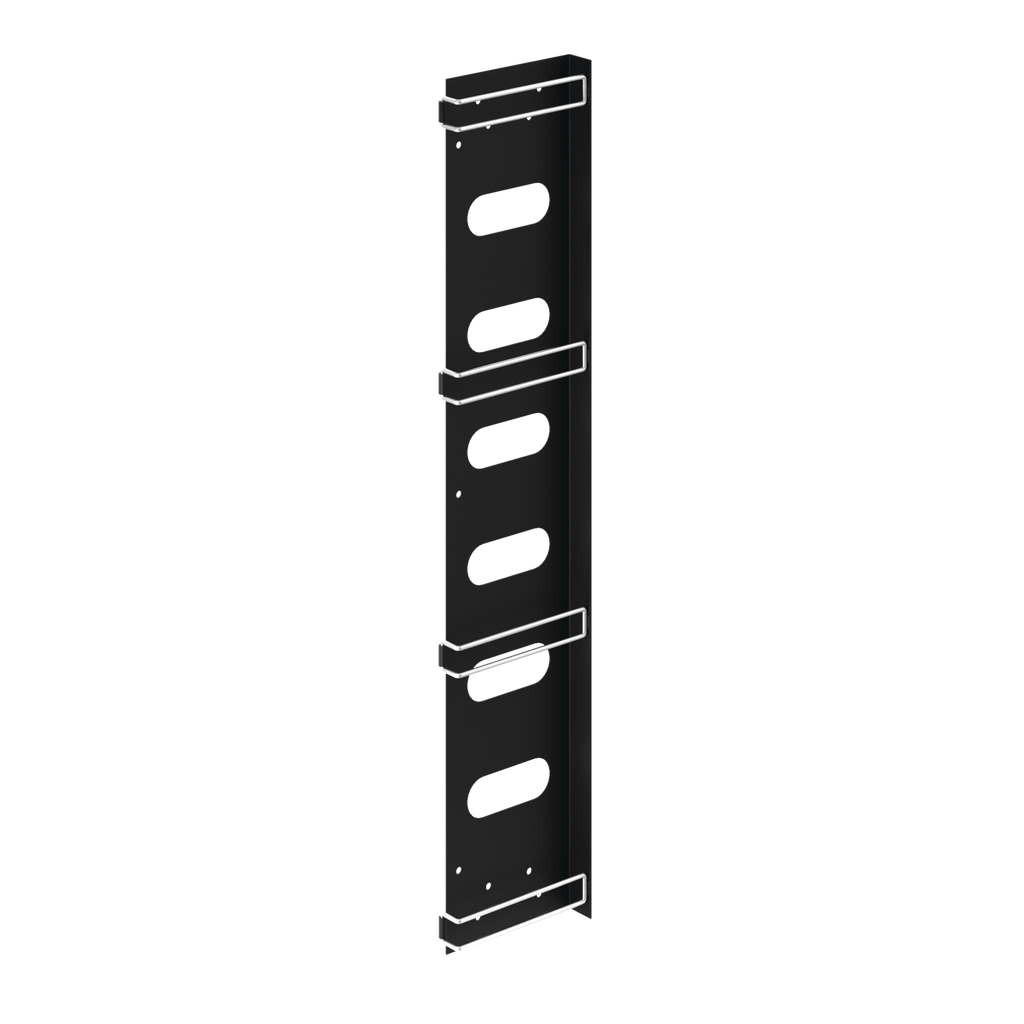 Product image for Hoffman PVCM2 Vertical Cable Manager 2, Black, Steel