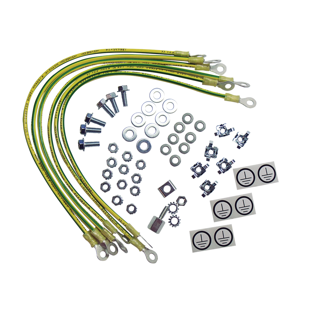 Product image for Hoffman PGK ProLine Grounding Kit, 6 wires x 411mm, Copper