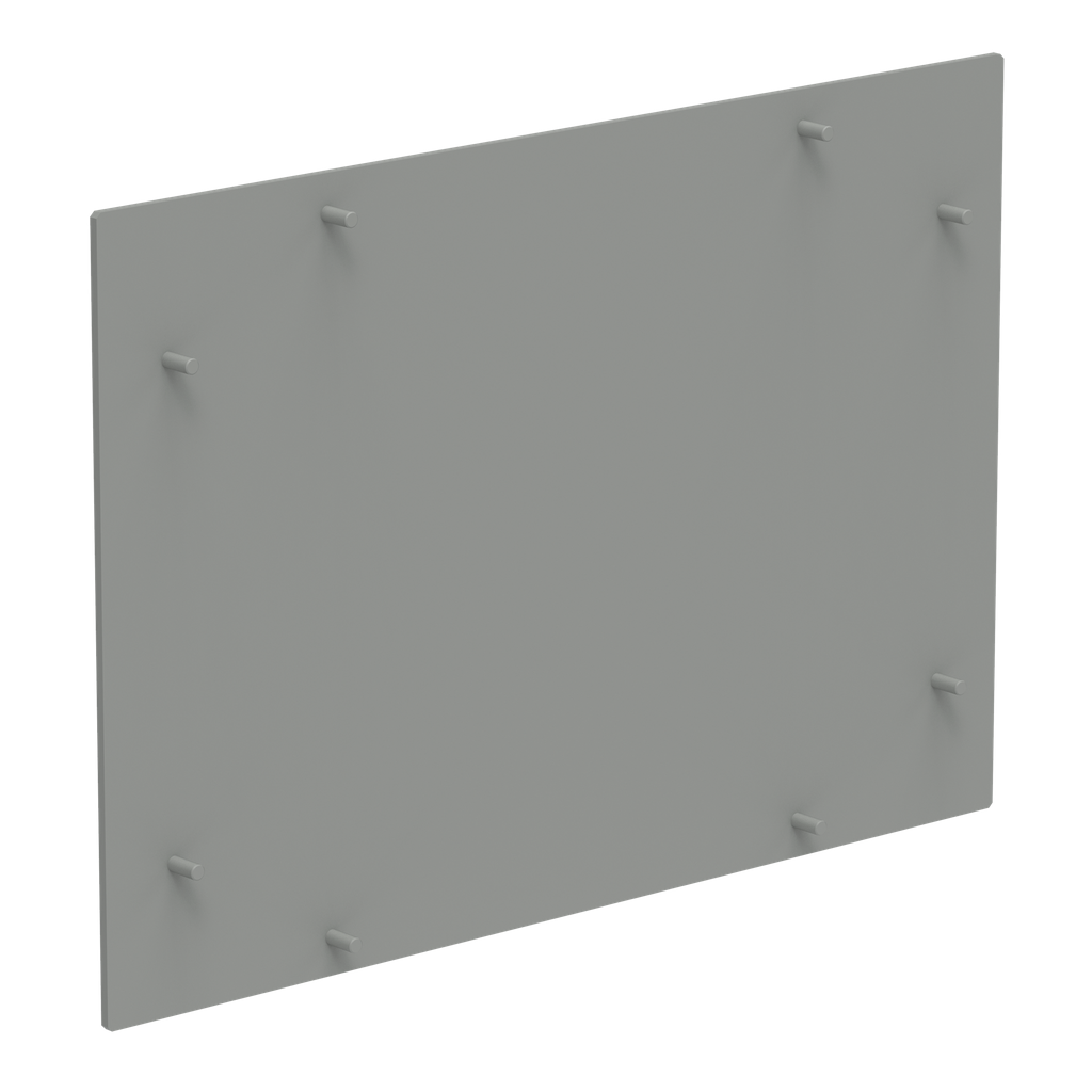Hoffman CPFP4050 Replacement Front Plate, fits 400x 500mm, Lt Gray, Aluminum Product image for Hoffman CPFP4050 Replacement Front Plate, fits 400x 500mm, Lt Gray, Aluminum