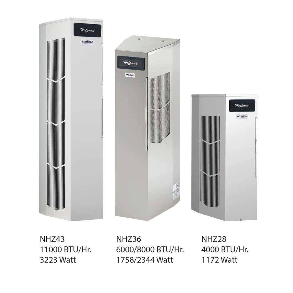 Hoffman NHZ280426G300 SpectraCool Narrow Hazardous Location AC, 4000BTU 230V, Lt Gray, Steel Product image for Hoffman NHZ280426G300 SpectraCool Narrow Hazardous Location AC, 4000BTU 230V, Lt Gray, Steel