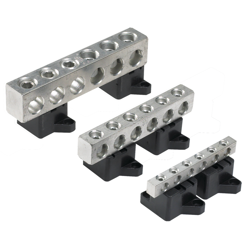 Hoffman TBL100 Lug Assembly, Wire Range (6) #14-2/0 Product image for Hoffman TBL100 Lug Assembly, Wire Range (6) #14-2/0