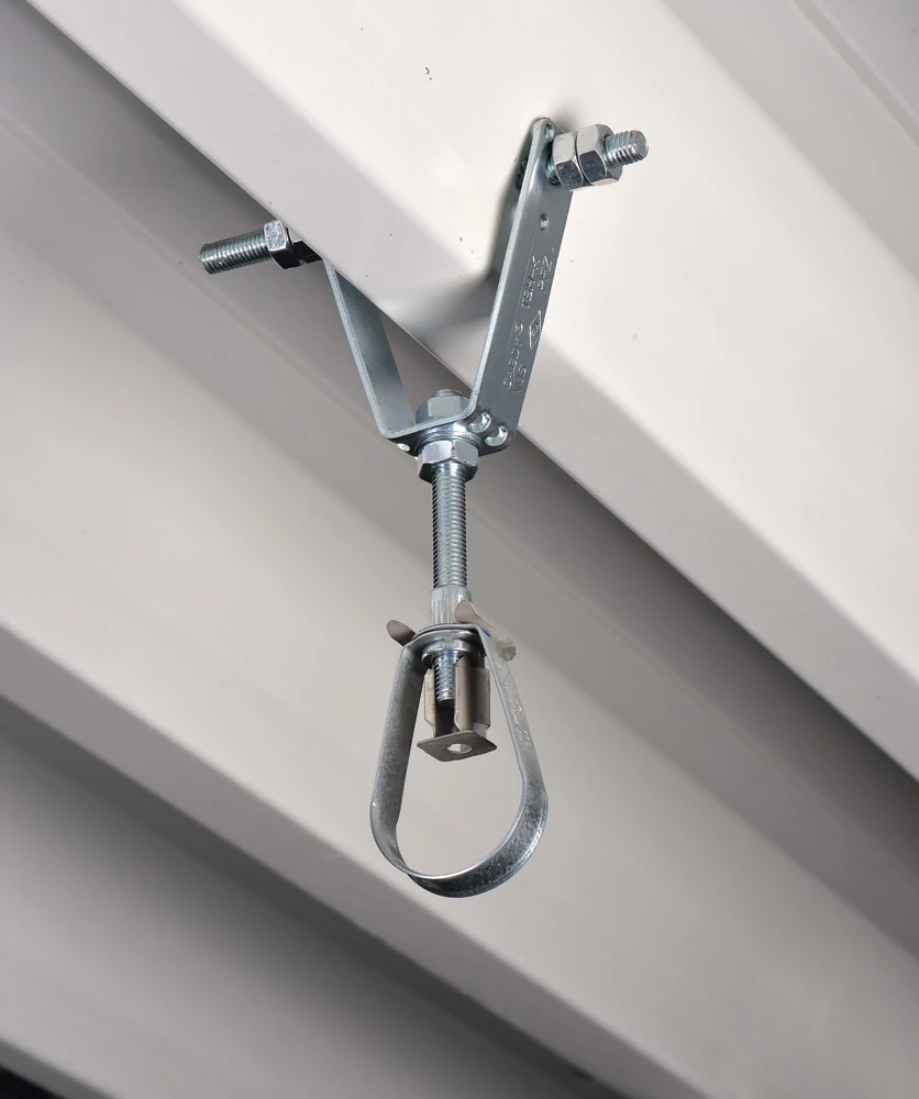 Standard Duty Loop Hanger, 2 1/2" Pipe, 2.875", 3/8" Rod