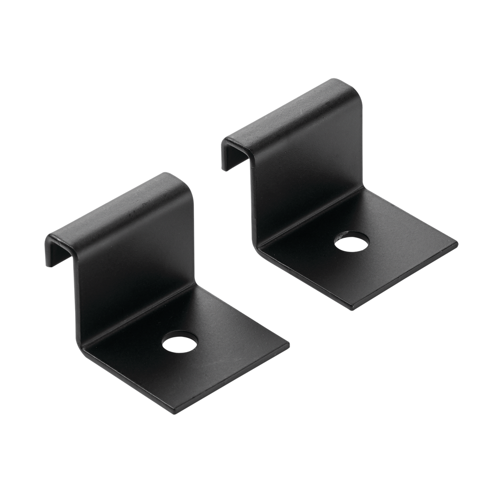 Hoffman LVWBB Vertical Wall Bracket, Black, Steel Product image for Hoffman LVWBB Vertical Wall Bracket, Black, Steel