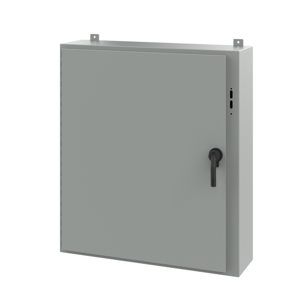Hoffman A42SA3810LPPL Preferred Cutout, Disconnect Enclosure, Type 12, 42" x 37.38" x 10", Steel Product image for Hoffman A42SA3810LPPL Preferred Cutout, Disconnect Enclosure, Type 12, 42" x 37.38" x 10", Steel
