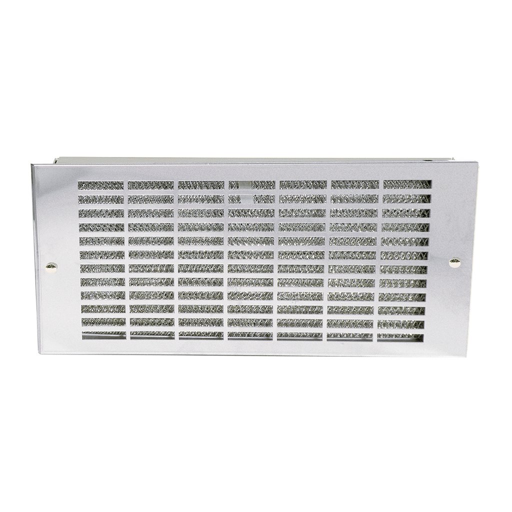 Hoffman 525H19 Filter Grille Panel, 5.25" x 19" x 1", Lt Gray, Steel Product image for Hoffman 525H19 Filter Grille Panel, 5.25" x 19" x 1", Lt Gray, Steel