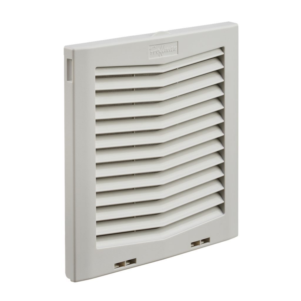 Hoffman HG1000504 HG Filter Fan Exhaust Grilles, fits HF10 fans, 10-inch, IP55, Lt Gray Product image for Hoffman HG1000504 HG Filter Fan Exhaust Grilles, fits HF10 fans, 10-inch, IP55, Lt Gray