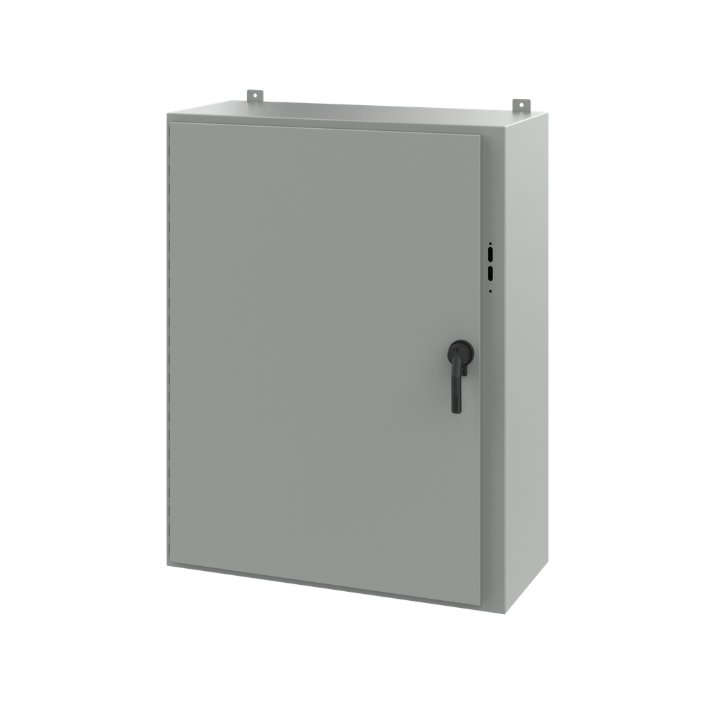Hoffman A48SA3816LPPL Preferred Cutout, Disconnect Enclosure, Type 12, 48" x 37.38" x 16", Steel Product image for Hoffman A48SA3816LPPL Preferred Cutout, Disconnect Enclosure, Type 12, 48" x 37.38" x 16", Steel