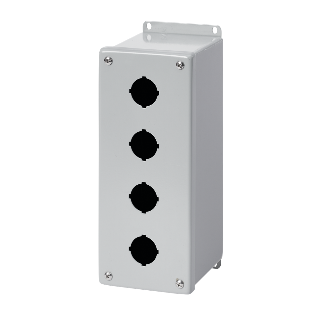 Product image for Hoffman E4PBx 4 Extra-Deep Pushbutton Enclosures, Type 4, 10" x 4" x 4.75"