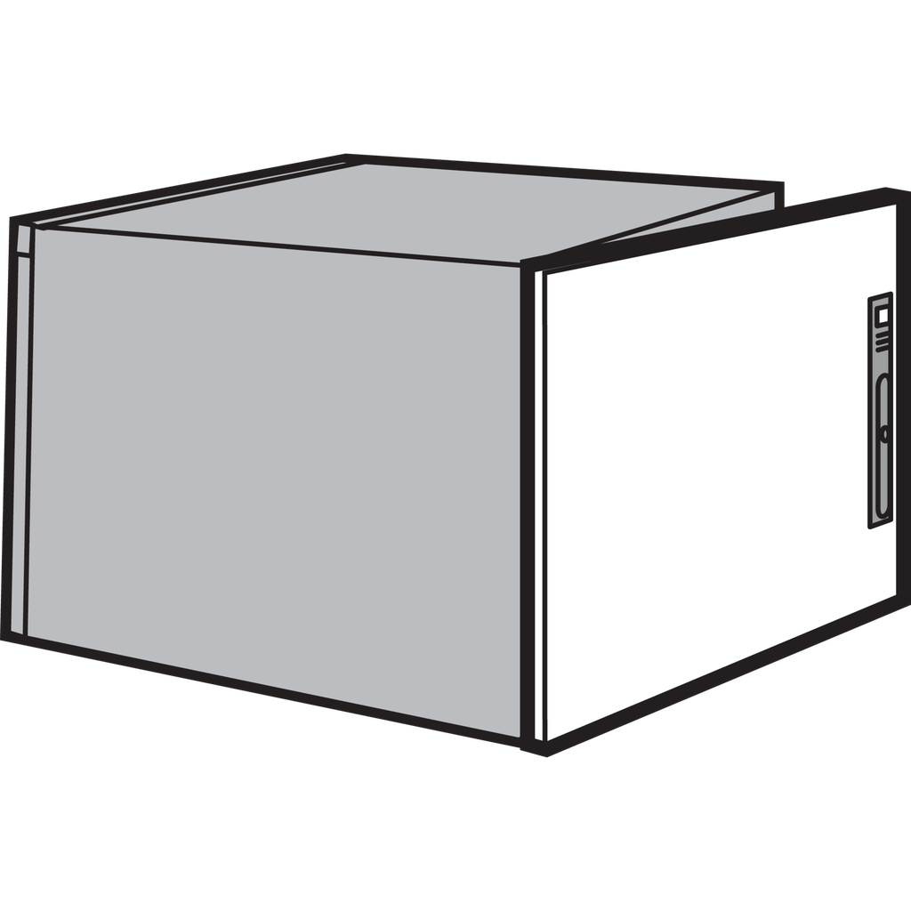 Hoffman PDS7A8R Doors for Rear of PROLINE Sloped Tops, fits 882x 800mm, Lt Gray, Steel Product image for Hoffman PDS7A8R Doors for Rear of PROLINE Sloped Tops, fits 882x 800mm, Lt Gray, Steel