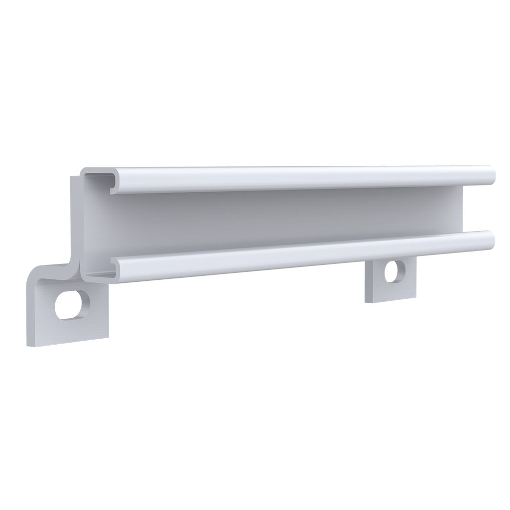 Product image for Hoffman A12JTMA Terminal Block Bracket Kit, fits 12", White, Steel