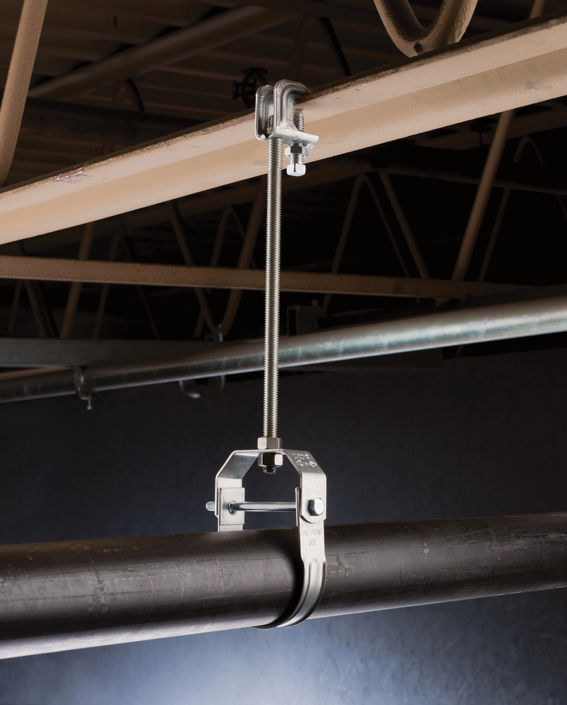 410 Clevis Hanger, Light Duty, 3" Pipe, 3.5" OD, 1/2" Rod