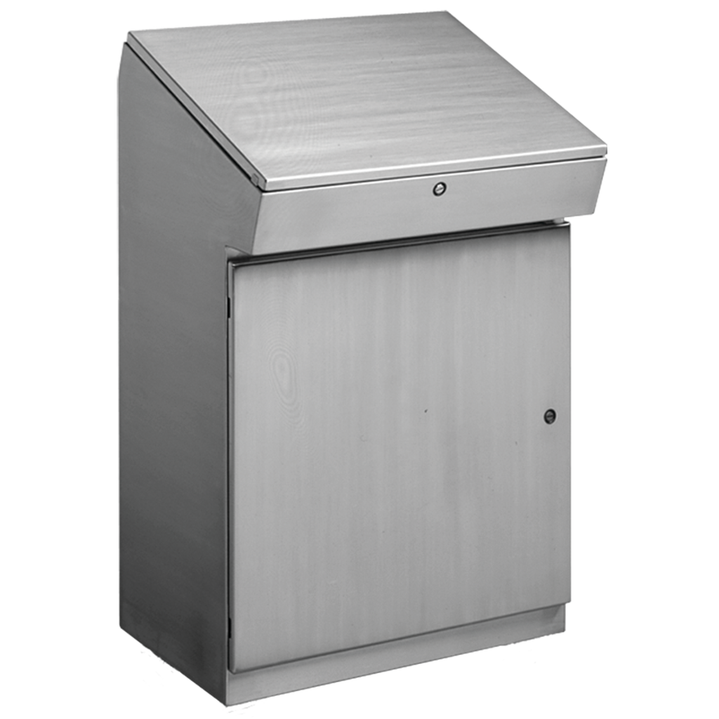 Hoffman CFC482423SS CONCEPT Console, Type 4X, 48" x 24" x 18", SS Type 304 Product image for Hoffman CFC482423SS CONCEPT Console, Type 4X, 48" x 24" x 18", SS Type 304