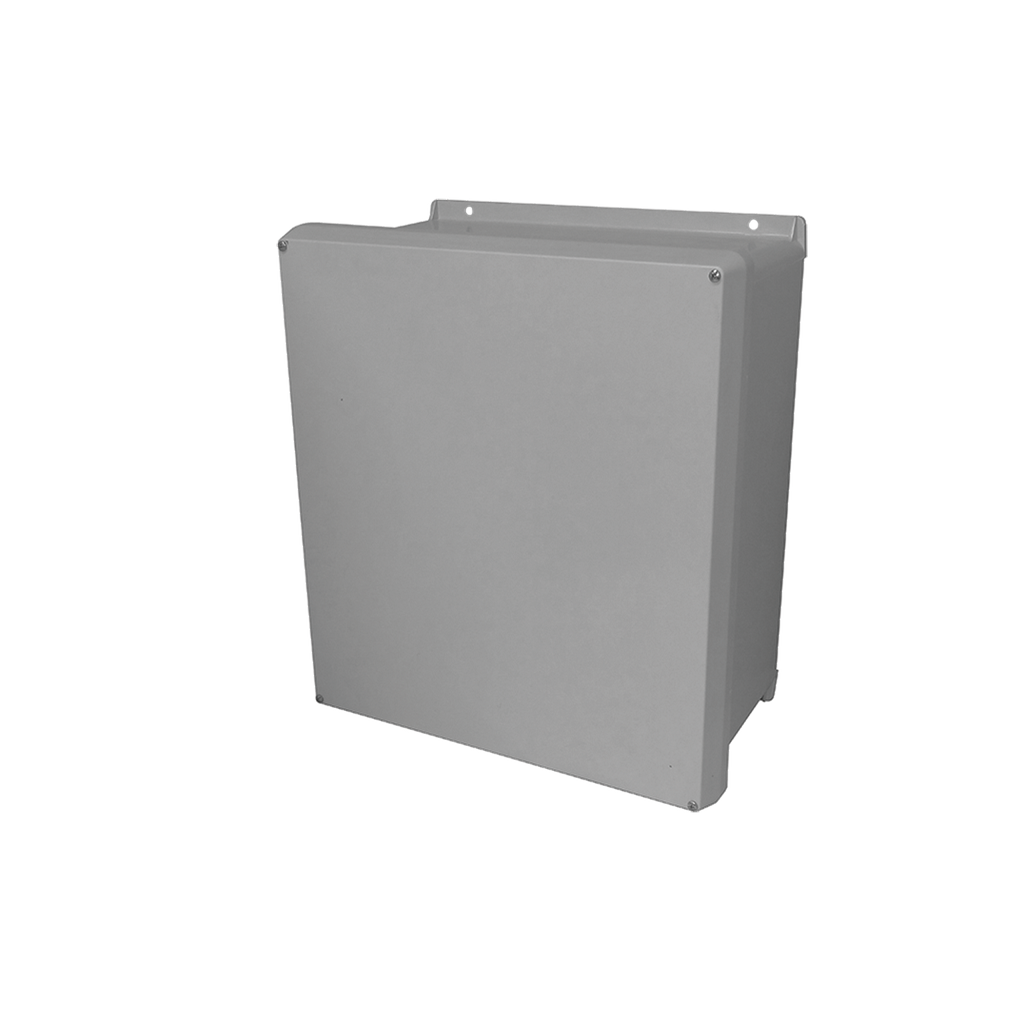 Hoffman VJ1816W VJ Flat Opaque Cover Type 4X, 19.32x17.32x9.6, Lt Gray, FRP, W Product image for Hoffman VJ1816W VJ Flat Opaque Cover Type 4X, 19.32x17.32x9.6, Lt Gray, FRP, W
