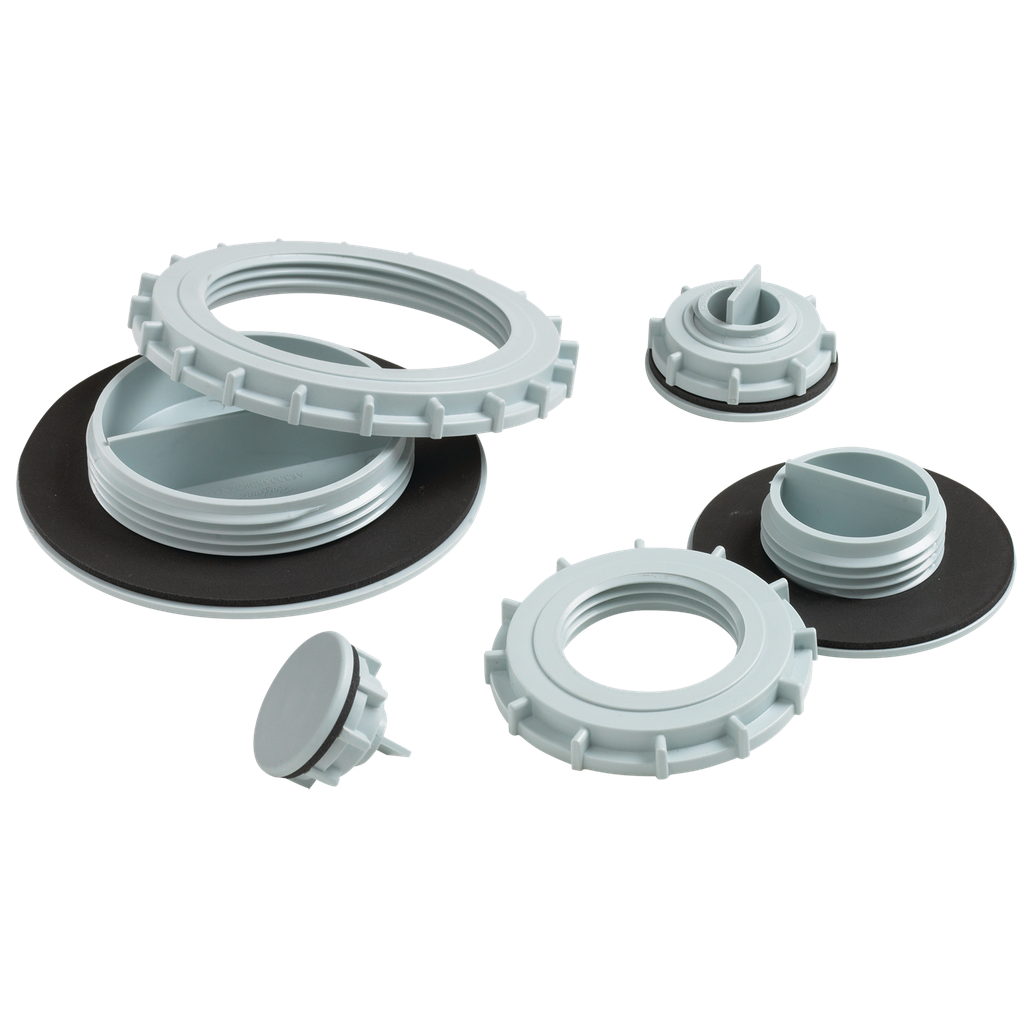 Product image for Hoffman AS300350400NM Hole Seal for 3", 3-1/2", and 4" Conduit, Non Metallic
