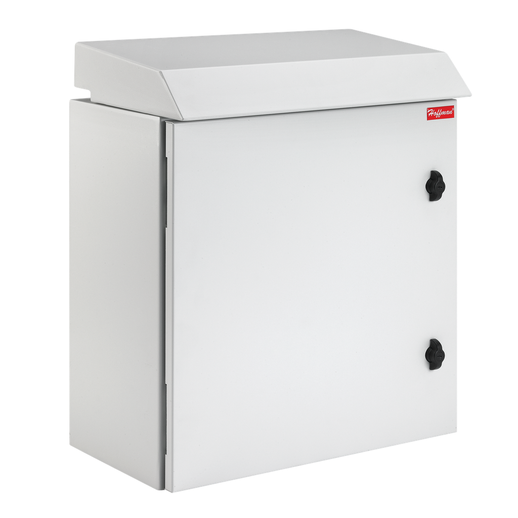 Product image for Hoffman PTRS482424G3 ProTek S-D Fan Packages, Type 3R, 48.54x23.62x24.02, Lt Gray, Steel, Solid