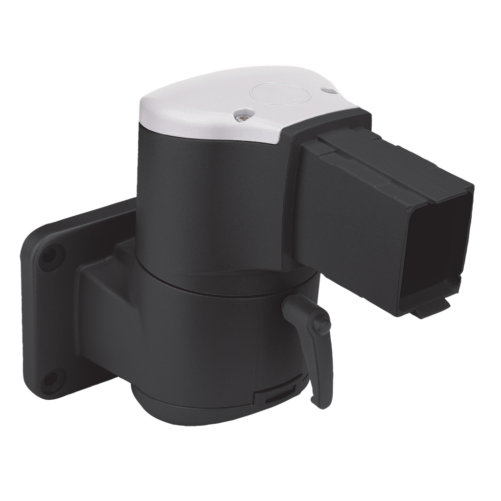 Product image for Hoffman S1MWJH Syspend 180-Max Horizontal Wall Joint, Black, Aluminum