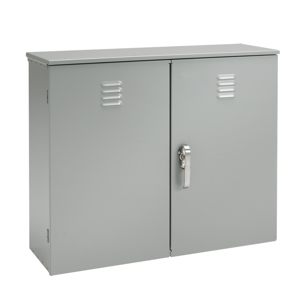 Product image for Hoffman A423614BGECT Vented Double Door, 42" x 36" x 14", Aluminum