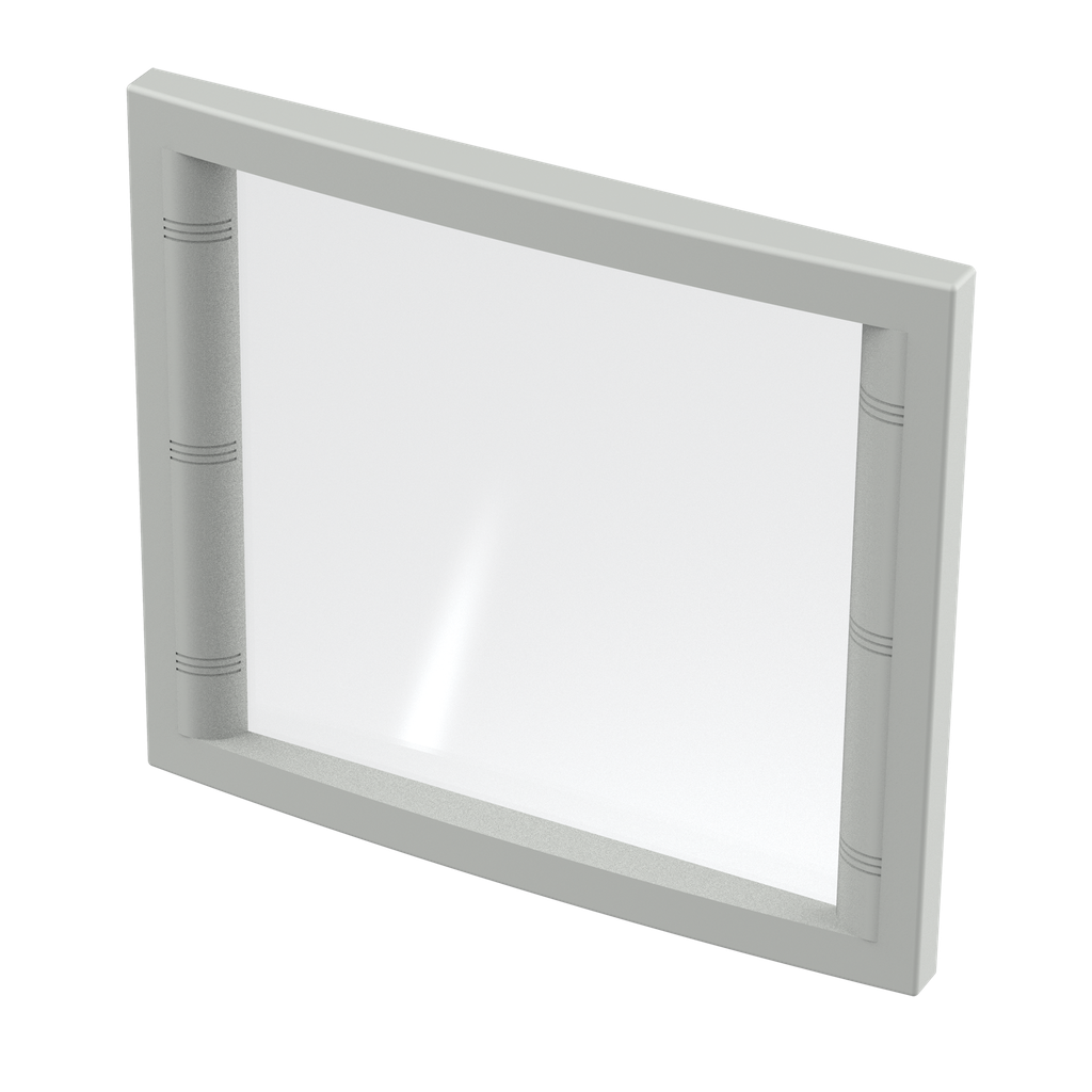 Product image for Hoffman CWF4045LG CONCEPT Fixed and Hinged Window Kits, fits 400x 450mm, Aluminum