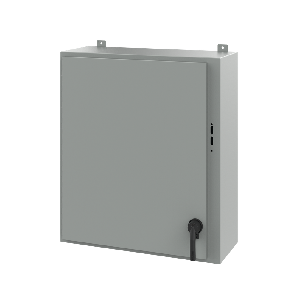 Hoffman A36SA3212LPPL Preferred Cutout, Disconnect Enclosure, Type 12, 36" x 31.38" x 12", Steel Product image for Hoffman A36SA3212LPPL Preferred Cutout, Disconnect Enclosure, Type 12, 36" x 31.38" x 12", Steel