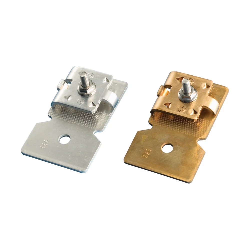 Product image for Erico LPC55312 Stamped Bonding Lug, Bronze, 1/2" Hole