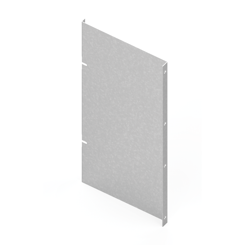 Product image for Hoffman PPSM84G Side-Mount Panel, 806x 422mm, Gray, Steel